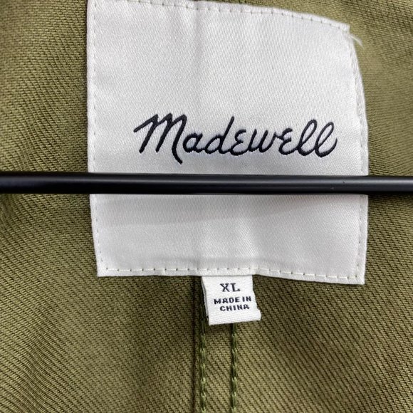 Madewell Highbury Military Jacket in Kale Green Size XL - Picture 9 of 10